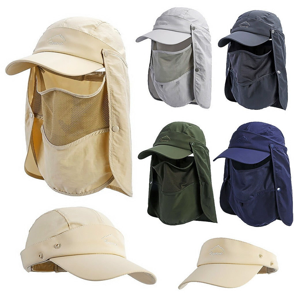 Sun Protection UV Fisherman Hat Foldable Sun Visor Hat - PUPU