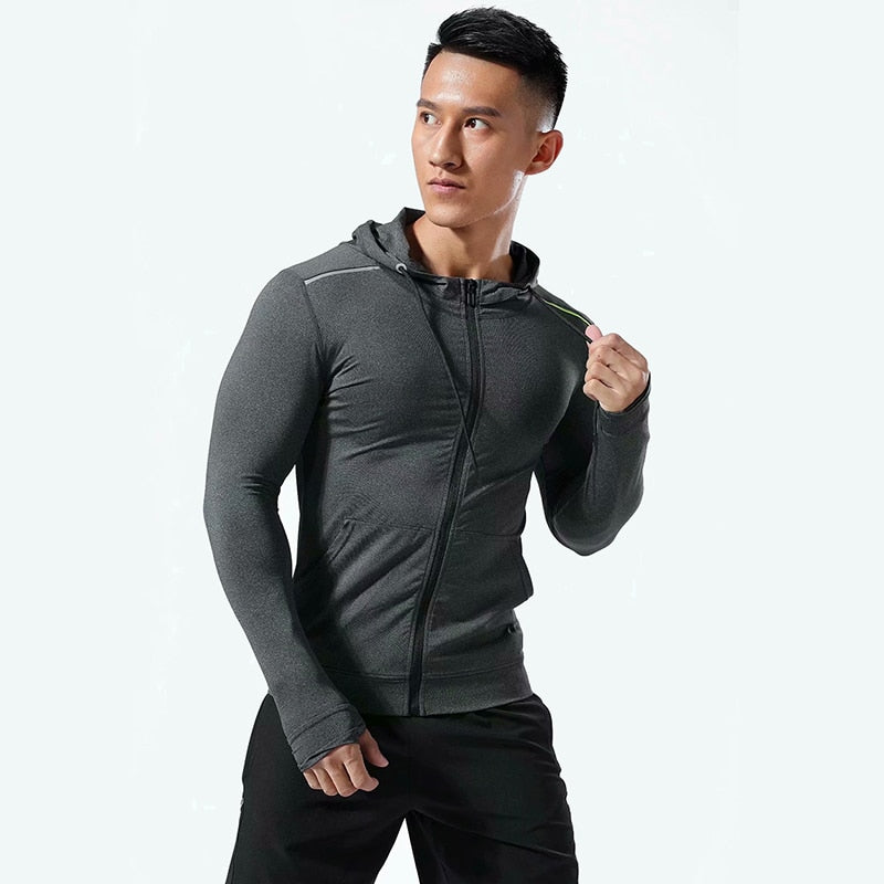 Men Sports Hoodies Fitness Bodybuilding Sweatshirt - PUPU