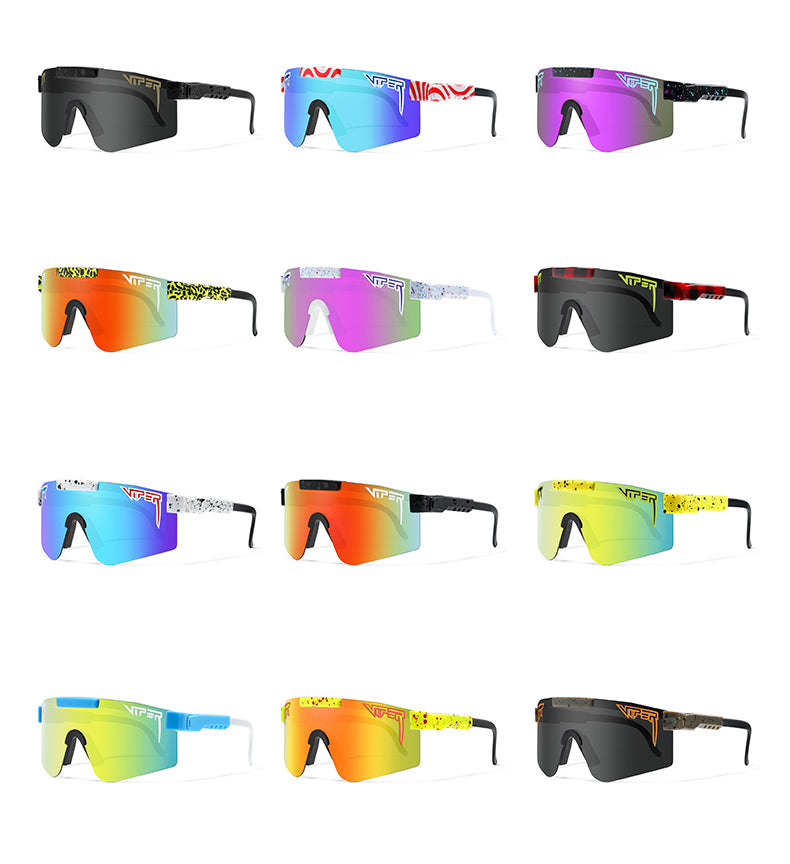 Sports Polarized Sunglasses UV400 Fashion Cycling Glasses - PUPU