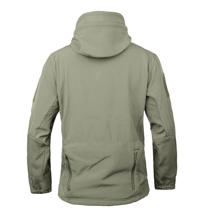 Men's Tactical Waterproof Windbreaker Hooded Jacket