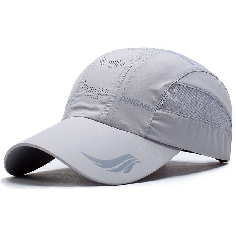 Quick Dry Sports Cap Solid Snapback Bone Hat for Men Women