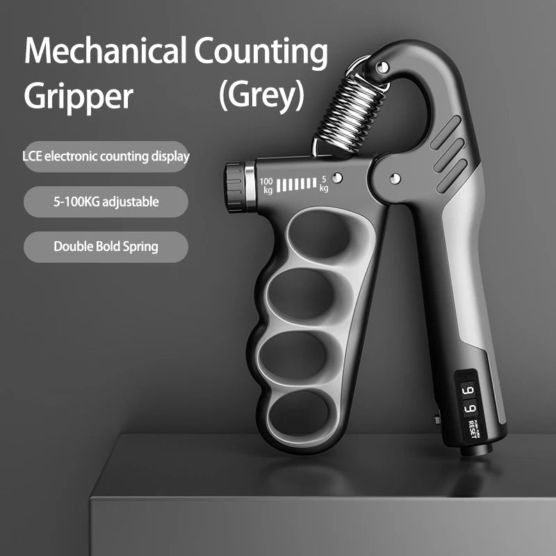 Grip Strength Gym Wrist Expander Hand Strengthener Adjustable 5-100kg