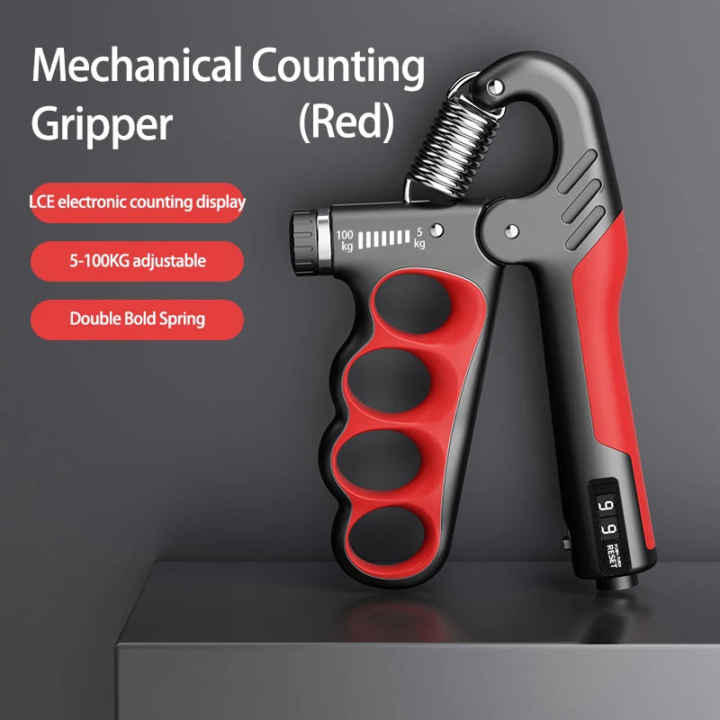 Grip Strength Gym Wrist Expander Hand Strengthener Adjustable 5-100kg