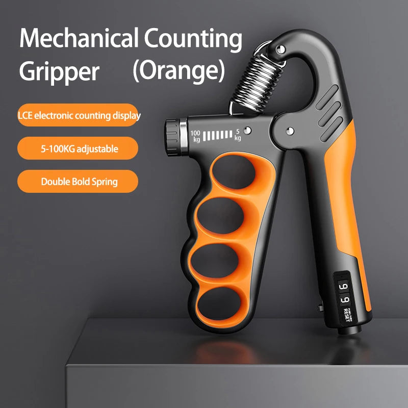 Grip Strength Gym Wrist Expander Hand Strengthener Adjustable 5-100kg