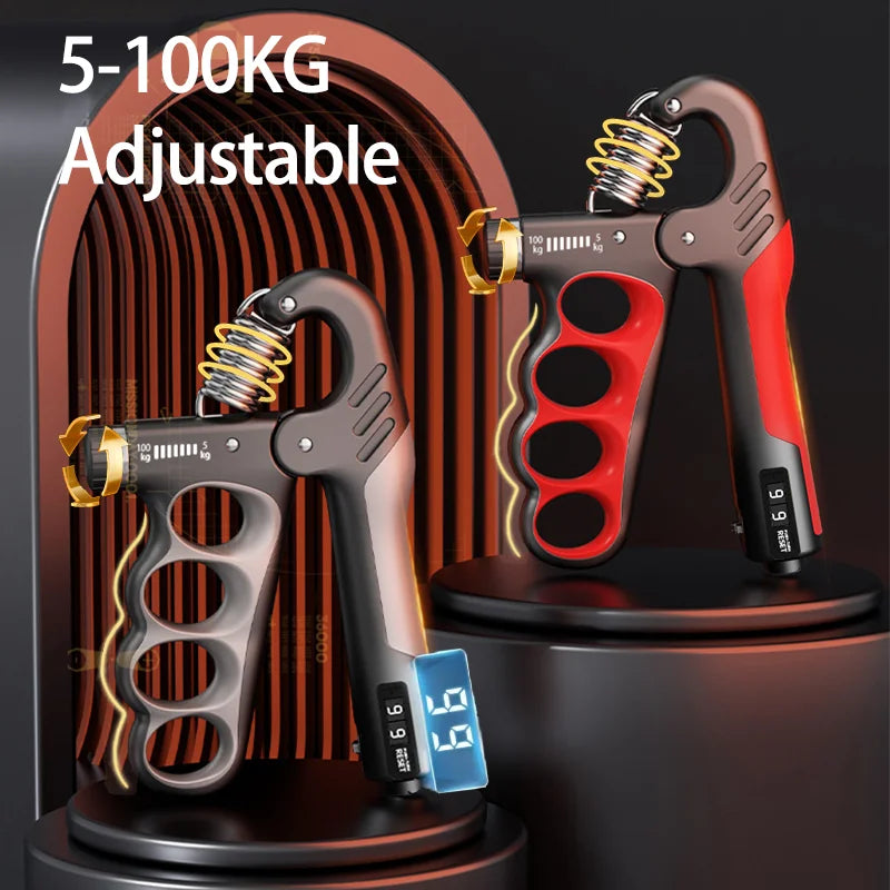 Grip Strength Gym Wrist Expander Hand Strengthener Adjustable 5-100kg