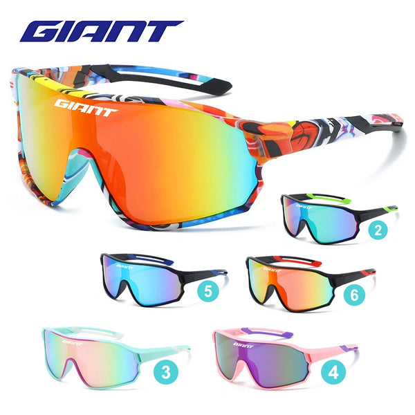 GIANT UV400 Anti-Fog Cycling Glasses with REVO Lenses