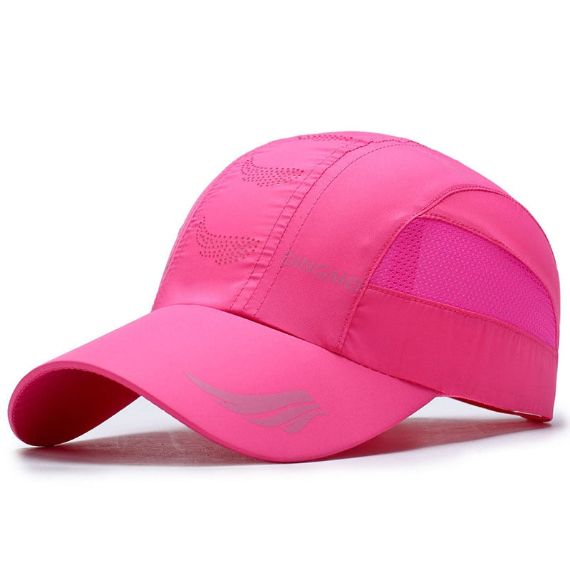 Quick Dry Sports Cap Solid Snapback Bone Hat for Men Women