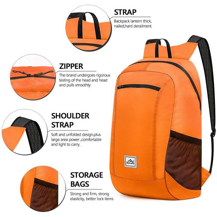 Ultralight Foldable Backpack Waterproof Portable Outdoor Pack 20L - PUPU