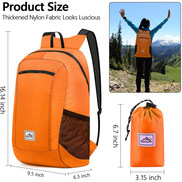 Ultralight Foldable Backpack Waterproof Portable Outdoor Pack 20L - PUPU