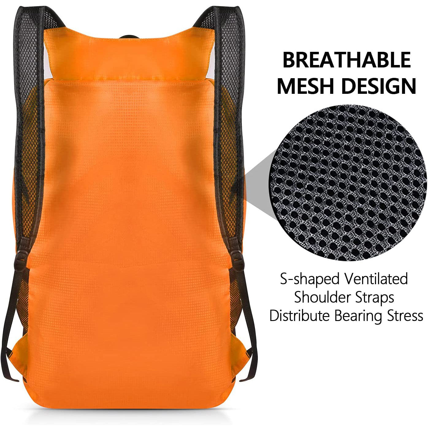 Ultralight Foldable Backpack Waterproof Portable Outdoor Pack 20L - PUPU