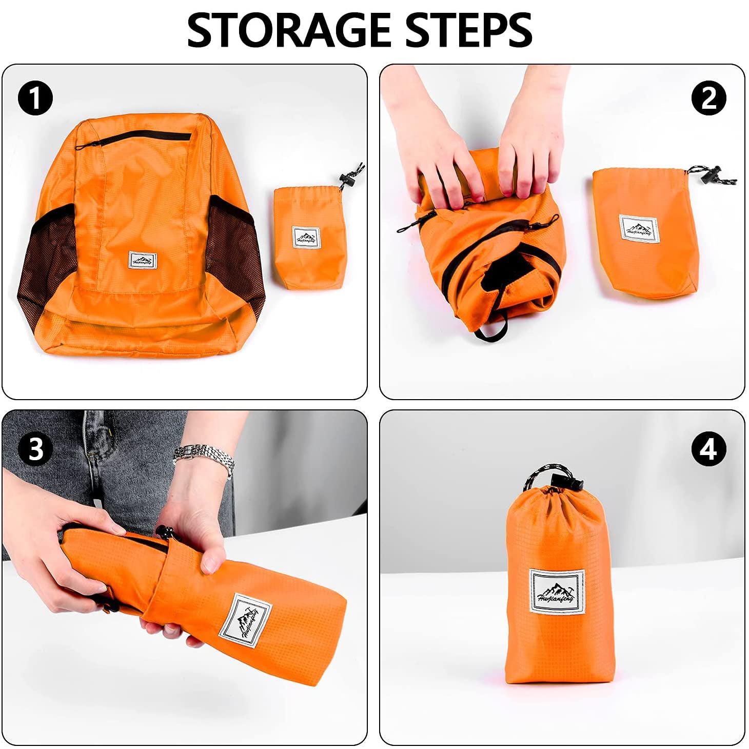 Ultralight Foldable Backpack Waterproof Portable Outdoor Pack 20L - PUPU