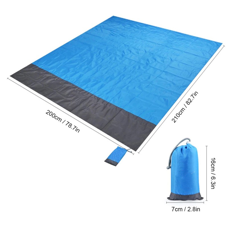 Waterproof Beach Blanket Outdoor Portable Picnic Camping Ground Mat - PUPU