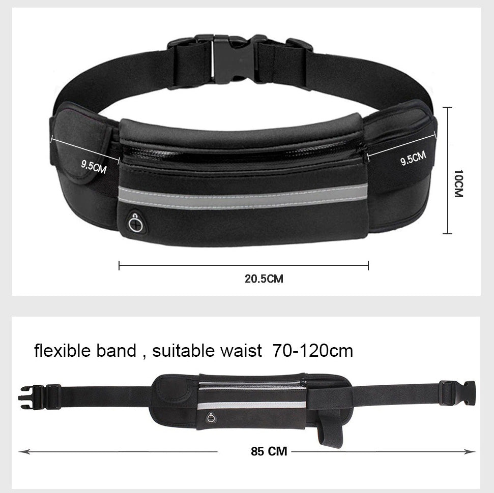 Waterproof Running Waist Bag Phone Holder Belt Bag - PUPU