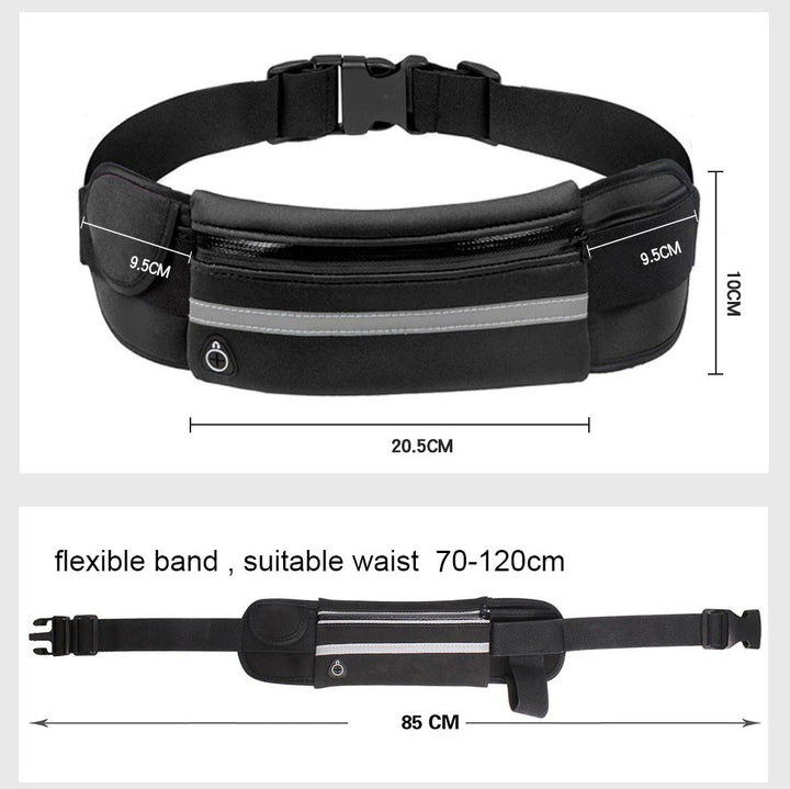 Waterproof Running Waist Bag Phone Holder Belt Bag - PUPU