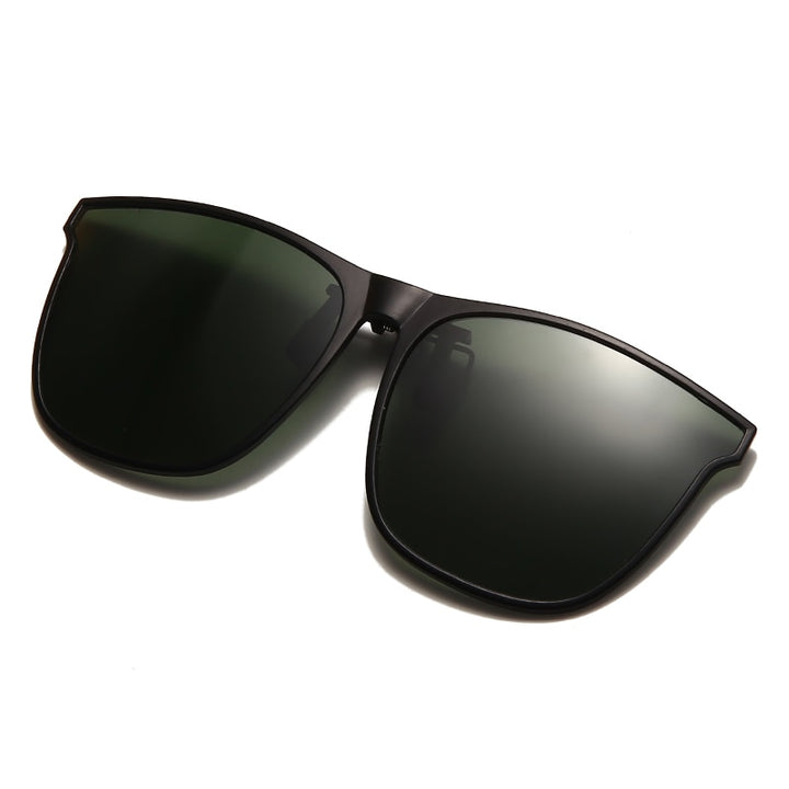 Polarized Clip-On Sunglasses Men Photochromic Car Driver Goggles - PUPU
