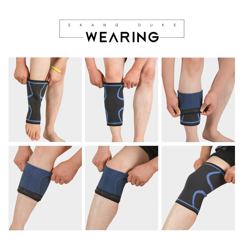 Gym Knee Pads Sports Elastic Knee Brace Fitness Kneepad 1Pc - PUPU