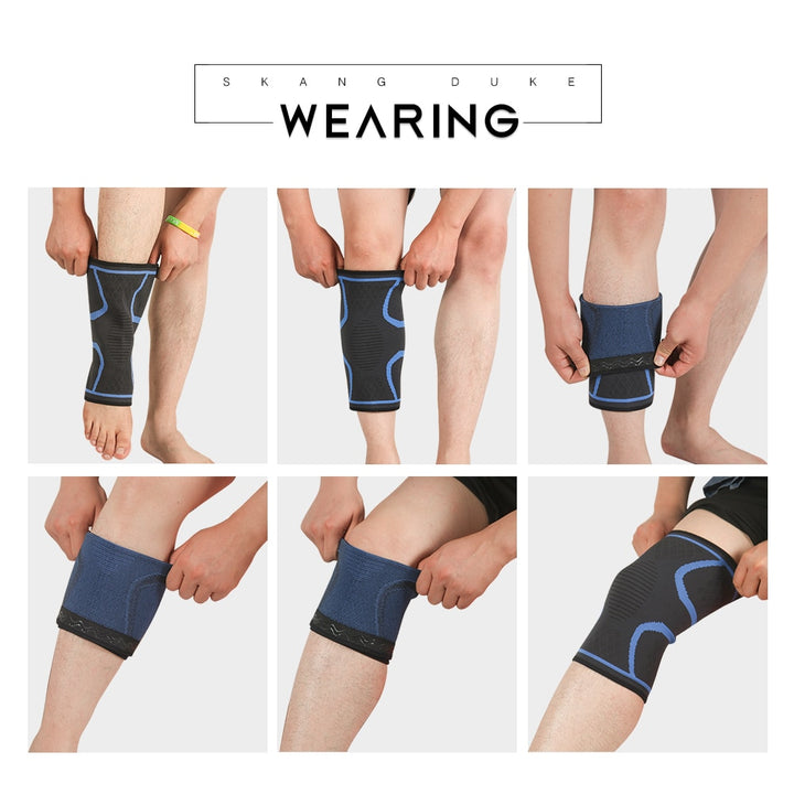 Gym Knee Pads Sports Elastic Knee Brace Fitness Kneepad 1Pc - PUPU