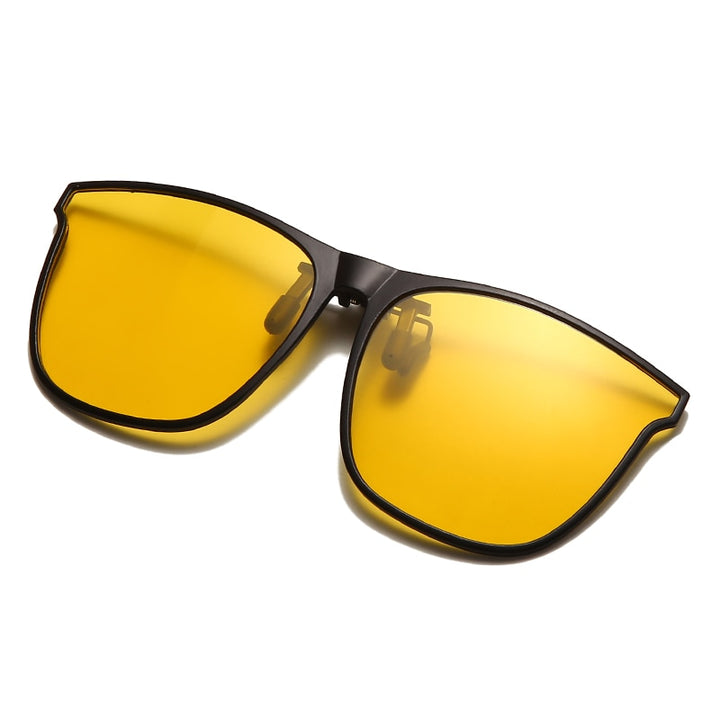 Polarized Clip-On Sunglasses Men Photochromic Car Driver Goggles - PUPU