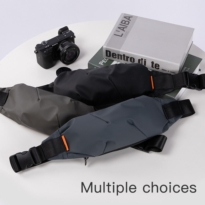 Men Fanny Pack Running Waist Bag Pack Fashion Shoulder Belt Bag