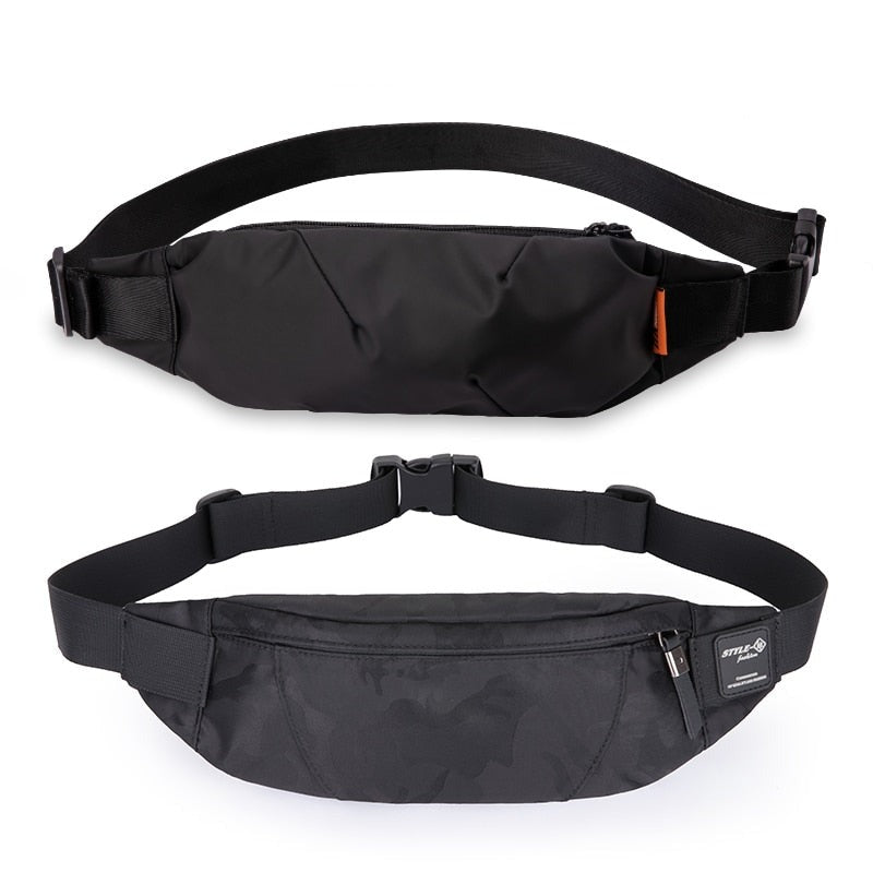Men Fanny Pack Running Waist Bag Pack Fashion Shoulder Belt Bag