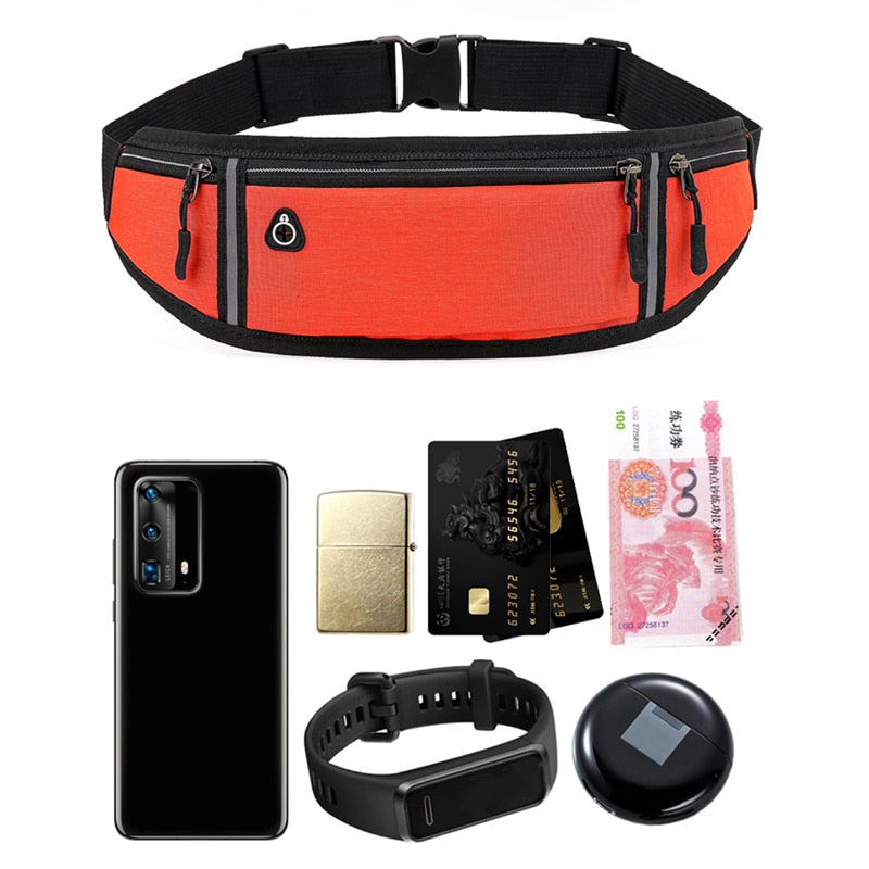 Running Belt Fanny Pack Waist Pack Bag for Hiking Cycling Workout - PUPU