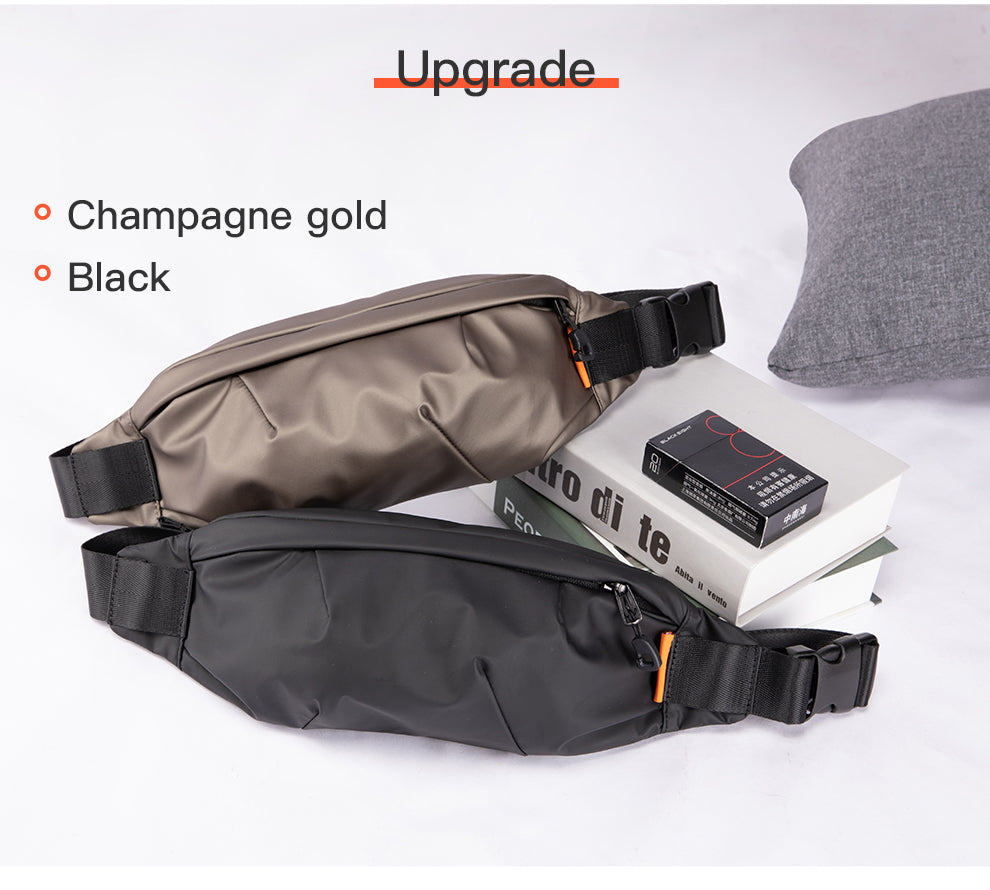 Men Fanny Pack Running Waist Bag Pack Fashion Shoulder Belt Bag