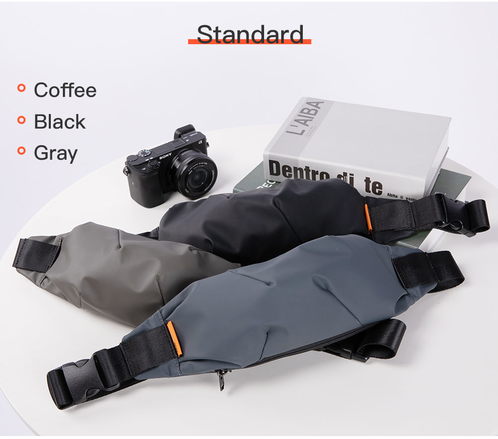 Men Fanny Pack Running Waist Bag Pack Fashion Shoulder Belt Bag