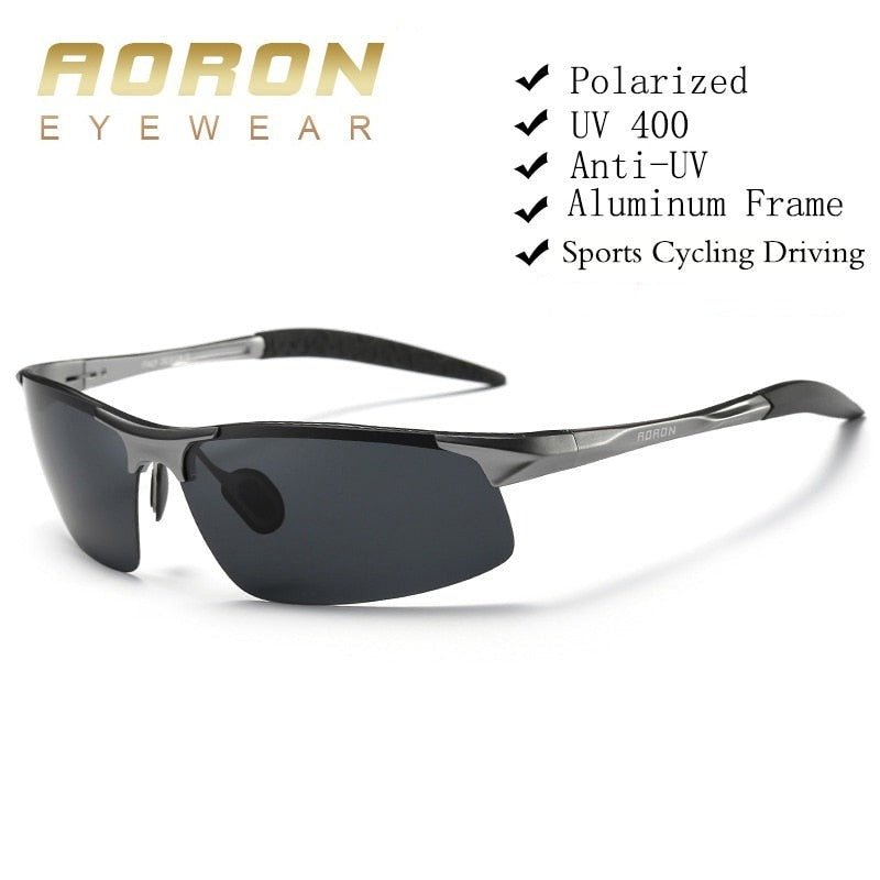 Driving Polarized Sunglasses Men UV400 Anti-Glare Sports Sunglasses - PUPU