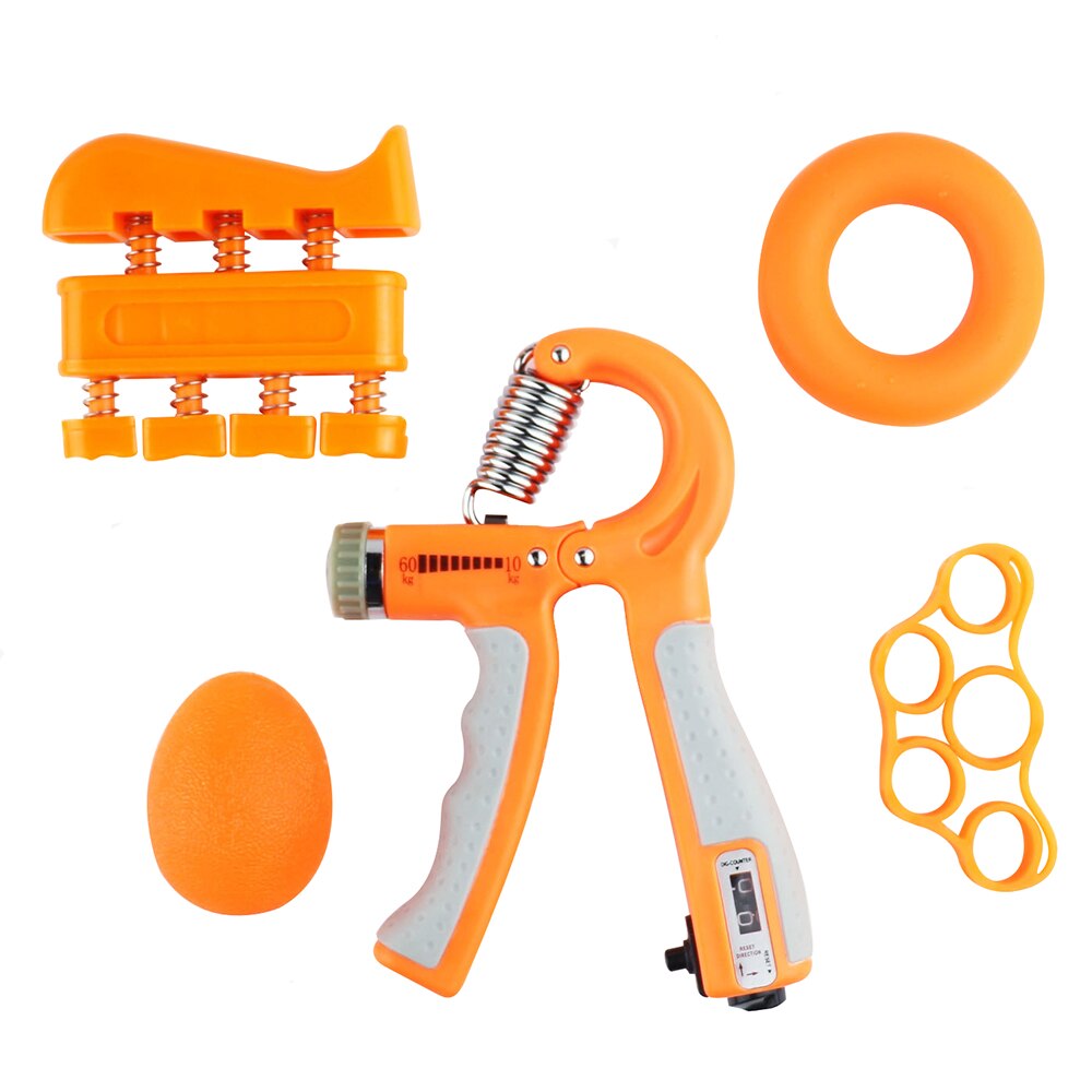 Hand Grippers Grip Strengthener Finger Exerciser Kit 5 Pack - PUPU