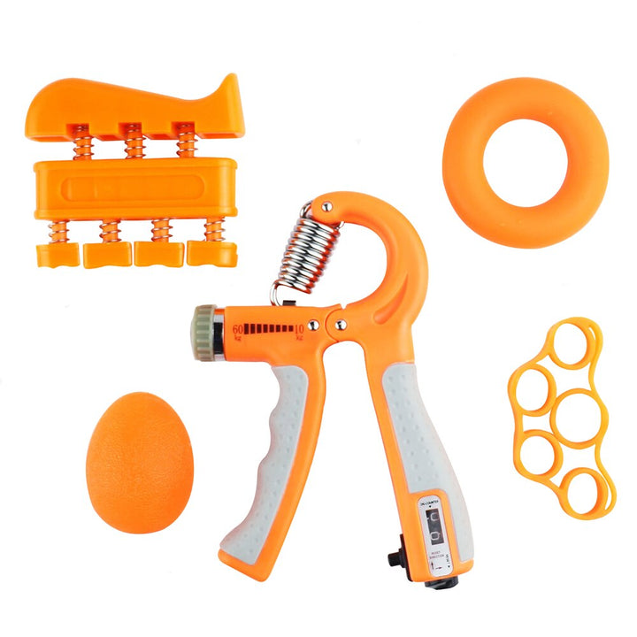 Hand Grippers Grip Strengthener Finger Exerciser Kit 5 Pack - PUPU