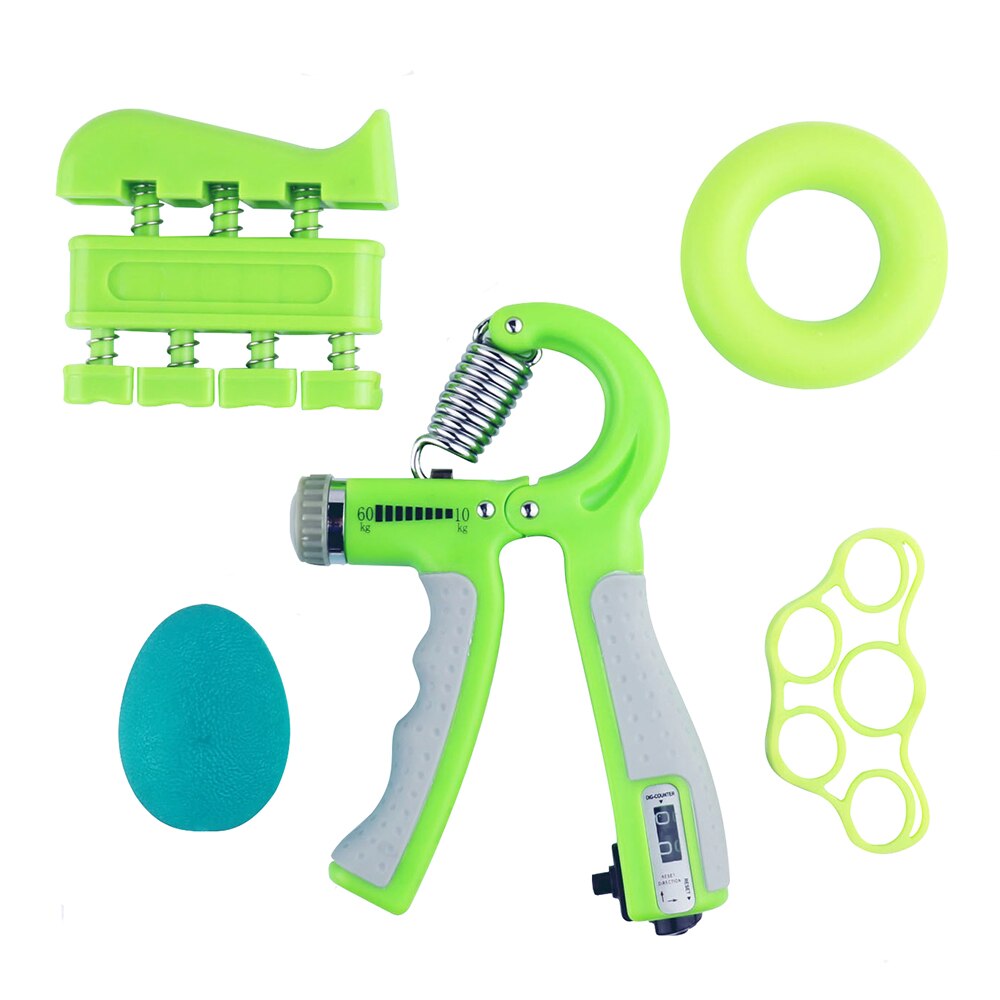 Hand Grippers Grip Strengthener Finger Exerciser Kit 5 Pack - PUPU
