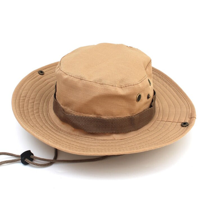 Summer Wide Brim Boonie Hat Military Camo Sun Cap - PUPU