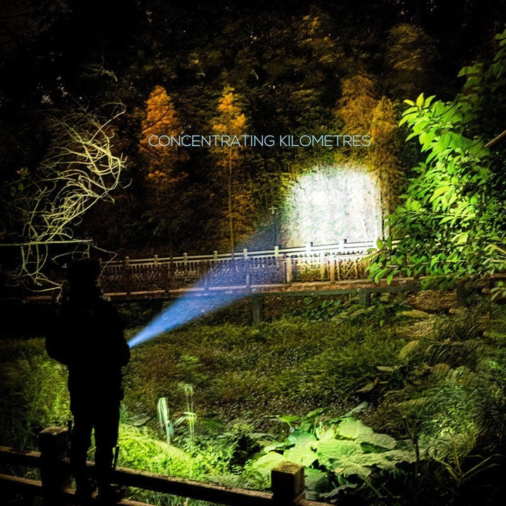 Rechargeable Flashlight Home Outdoor Portable Led Luminous Flashlight - PUPU