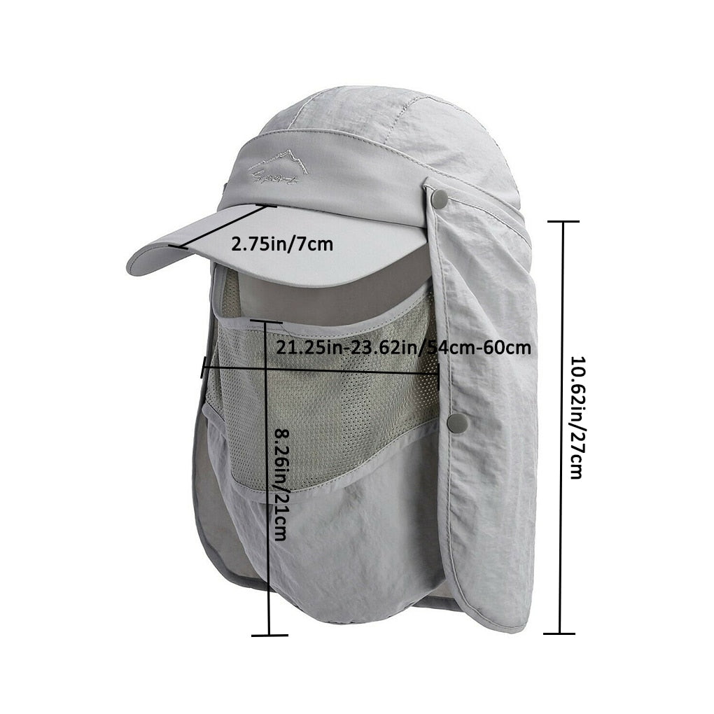 Sun Protection UV Fisherman Hat Foldable Sun Visor Hat - PUPU