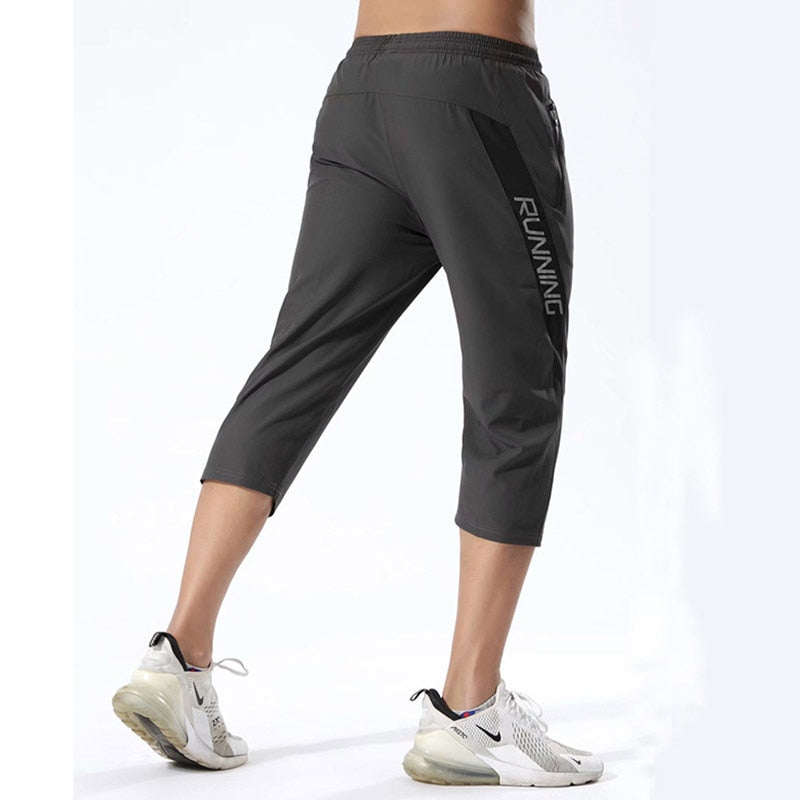 Men 3/4 Sports Pants Running Shorts - PUPU