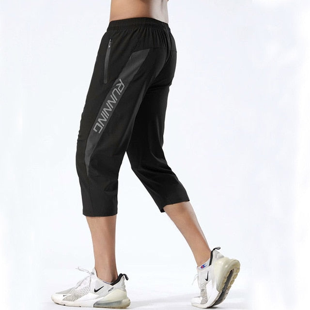 Men 3/4 Sports Pants Running Shorts - PUPU