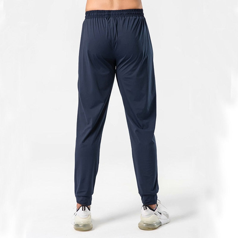 Men Sports Running Pants Zipper Jogging Trousers - PUPU