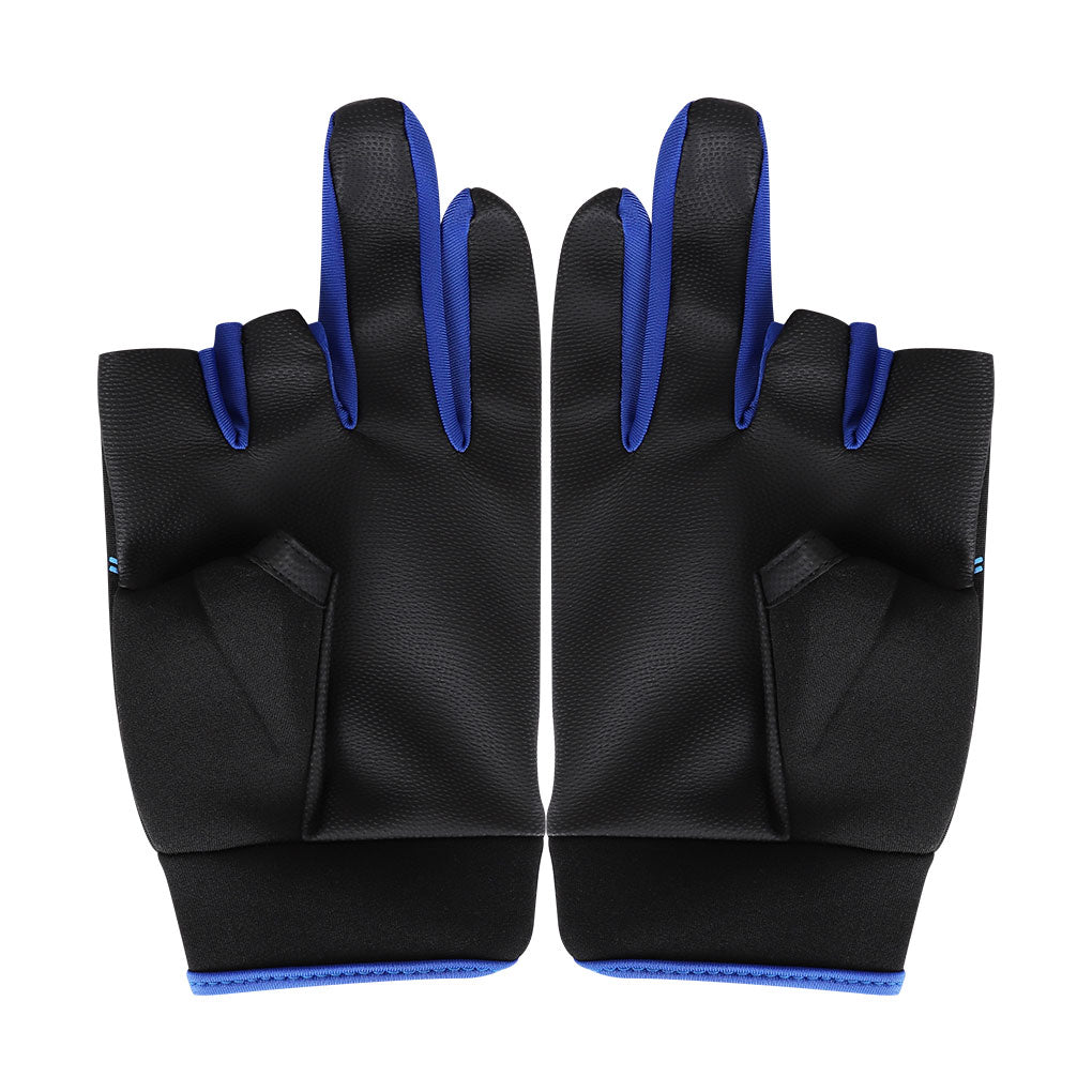 1 Pair Fishing Gloves Anti-slip 3 Cut Finger Angling SBR Gloves - PUPU