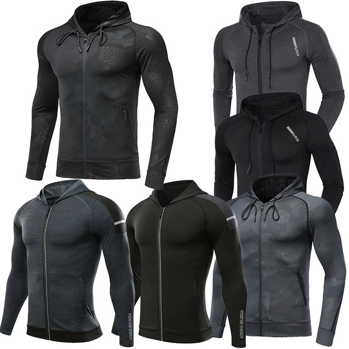 Men Sports Hoodies Fitness Bodybuilding Sweatshirt - PUPU