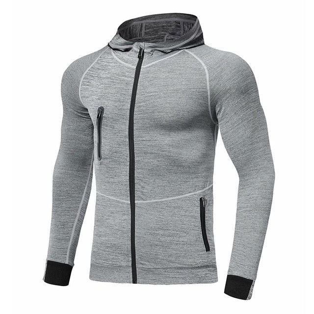 Men Sports Hoodies Fitness Bodybuilding Sweatshirt - PUPU