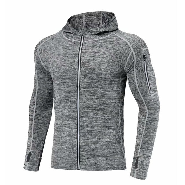 Men Sports Hoodies Fitness Bodybuilding Sweatshirt - PUPU