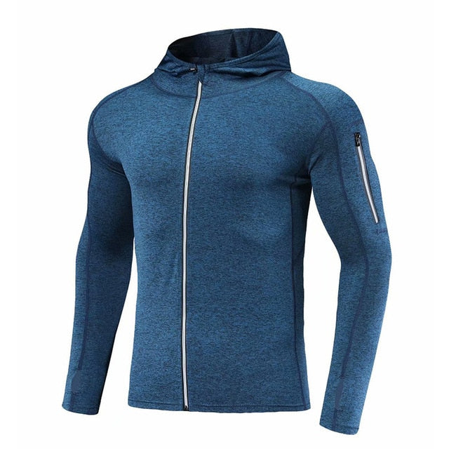 Men Sports Hoodies Fitness Bodybuilding Sweatshirt - PUPU