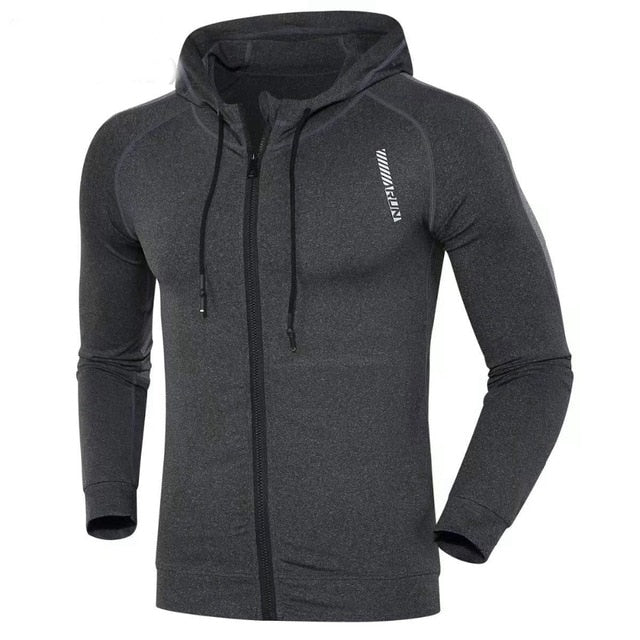 Men Sports Hoodies Fitness Bodybuilding Sweatshirt - PUPU