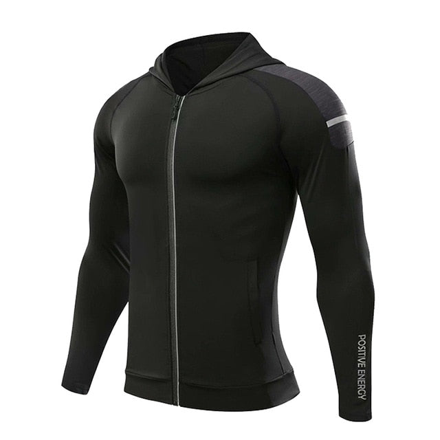 Men Sports Hoodies Fitness Bodybuilding Sweatshirt - PUPU