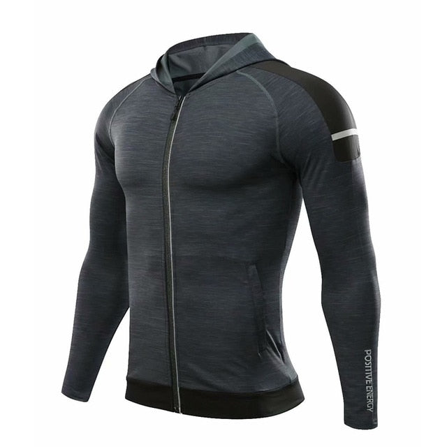 Men Sports Hoodies Fitness Bodybuilding Sweatshirt - PUPU