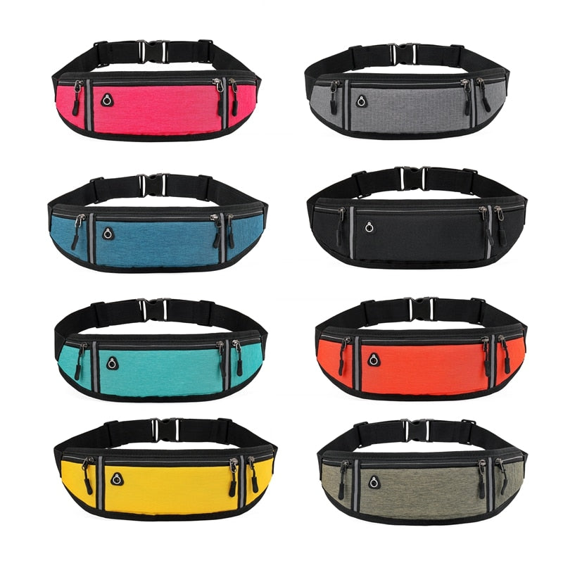 Running Belt Fanny Pack Waist Pack Bag for Hiking Cycling Workout - PUPU