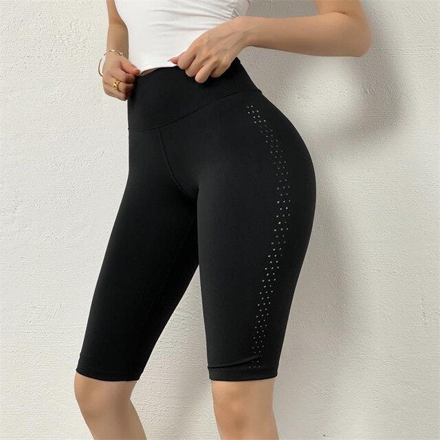 High Waist Biker Yoga Fitness Shorts for Women - PUPU