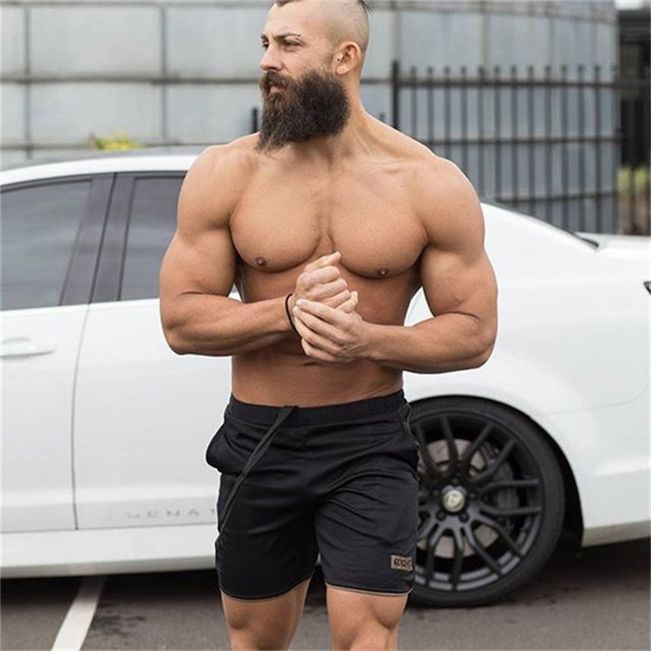 Men Jogging Fitness Shorts Quick Dry Running Shorts - PUPU