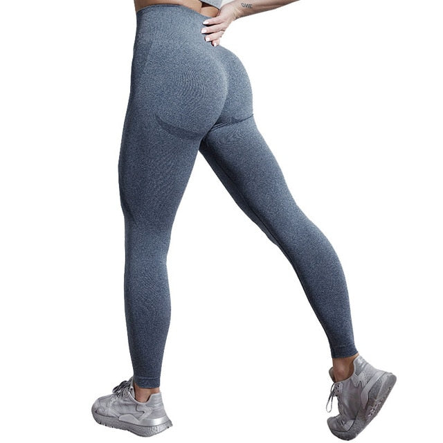 High Waist Fitness Pant Seamless Yoga Leggings - PUPU