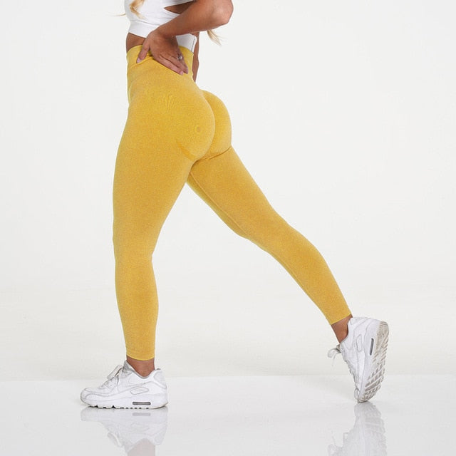 High Waist Fitness Pant Seamless Yoga Leggings - PUPU